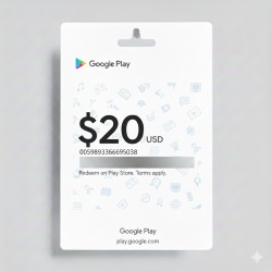 بطاقة جوجل بلي 20 دولار