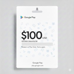 بطاقة جوجل بلي 100 دولار